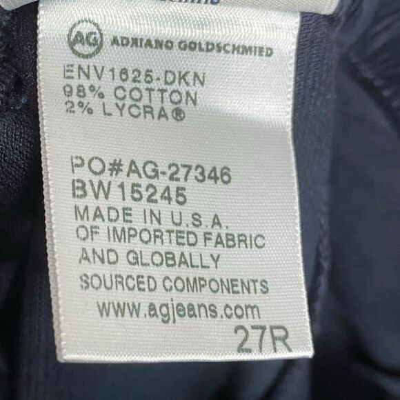 Alexa Chung x AG Jeans Corduroy Pants Womens 27 Bootcut Navy Blue High Rise NEW - Picture 11 of 13